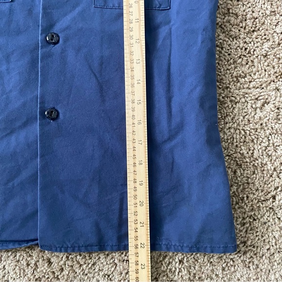 VINTAGE NAVY BLUE BOY SCOUTS OF AMERICA BUTTON UP PATCH WORK SHORT SLEEV… - Picture 10 of 10